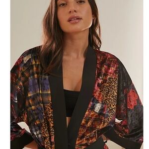 Urban Outfitters Vibrant Patterned Kimono Robe